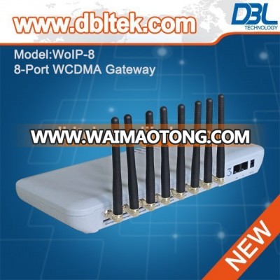 8 Channel VoIP WCDMA Gateway