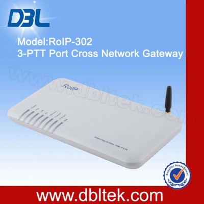 3 PTT port cross network RoIP(Radio over IP) gateway