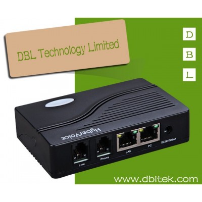 SIP/H.323 VoIP Gateway with 1 FXO + PSTN ports