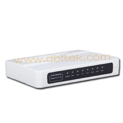 4 FOX VoIP Gateway with router support SIP/H.323 protocols HT-342